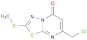 7-(Chloromethyl)-2-(methylthio)-5H-[1,3,4]thiadiazolo[3,2-a]pyrimidin-5-one