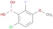 6-Chloro-2-fluoro-3-methoxyphenylboronicacid