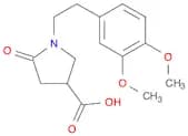 1-[2-(3,4-Dimethoxyphenyl)ethyl]-5-oxopyrrolidine-3-carboxylic acid