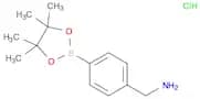 [4-(4,4,5,5-tetramethyl-1,3,2-dioxaborolan-2-yl)phenyl]methanamine hydrochloride