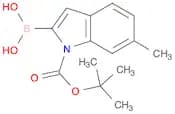 (1-(tert-butoxycarbonyl)-6-methyl-1H-indol-2-yl)boronic acid