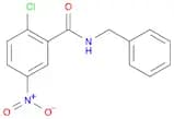 Benzamide, 2-chloro-5-nitro-N-(phenylmethyl)-