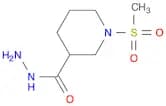1-(Methylsulfonyl)piperidine-3-carbohydrazide