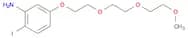 Benzenamine, 2-iodo-5-[2-[2-(2-methoxyethoxy)ethoxy]ethoxy]-