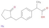 Sodium 2-(4-((2-oxocyclopentyl)methyl)phenyl)propanoate