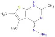 4-Hydrazinyl-2,5,6-trimethylthieno[2,3-d]pyrimidine