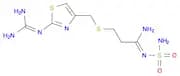 3-(((2-((Diaminomethylene)amino)thiazol-4-yl)methyl)thio)-N'-sulfamoylpropanimidamide