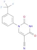 2,4-Dioxo-1-(3-(trifluoromethyl)phenyl)-1,2,3,4-tetrahydropyrimidine-5-carbonitrile