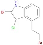 4-(2'-BROMOETHYL)-3-CHLORO-1,3-DIHYDRO-2H-INDOLE-2-ONE