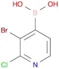 3-Bromo-2-chloropyridine-4-boronic acid
