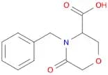 3-Morpholinecarboxylic acid, 5-oxo-4-(phenylmethyl)-, (Â±)-