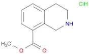 8-​Isoquinolinecarboxyl​ic acid, 1,​2,​3,​4-​tetrahydro-​, methyl ester, hydrochloride (1:1)