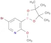 5-Bromo-2-methoxy-3-(4,4,5,5-tetramethyl-1,3,2-dioxaborolan-2-yl)pyridine