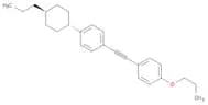 1-(4-trans-Propylcyclohexyl)-4-[4(4-propyloxyphenyl)ethinyl]-benzol