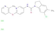 6-Chloro-2,3-dihydro-5-methyl-n-[6-[(2-methyl-3-pyridinyl)oxy]-3-pyridinyl]-1h-indole-1-carboxyami…
