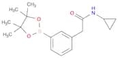 N-Cyclopropyl-2-[3-(4,4,5,5-tetramethyl-1,3,2-dioxaborolan-2-yl)phenyl]acetamide