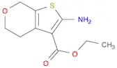 2-Amino-4,7-dihydro-5H-thieno[2,3-c]pyran-3-carboxylic acid ethyl ester