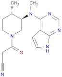 3-((3R,4S)-4-Methyl-3-(methyl(7H-pyrrolo[2,3-d]pyrimidin-4-yl)amino)piperidin-1-yl)-3-oxopropaneni…