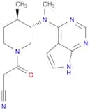 3-((3S,4R)-4-Methyl-3-(methyl(7H-pyrrolo[2,3-d]pyrimidin-4-yl)amino)piperidin-1-yl)-3-oxopropaneni…