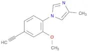 1H-Imidazole, 1-(4-ethynyl-2-methoxyphenyl)-4-methyl-