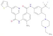 BenzaMide, N-[4-[(4-ethyl-1-piperazinyl)Methyl]-3-(trifluoroMethyl)phenyl]-4-Methyl-3-[[[5-(2-thie…