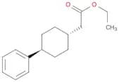 Cyclohexaneacetic acid, 4-phenyl-, ethyl ester, trans-