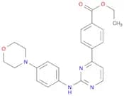 Ethyl 4-(2-(4-morpholinophenylamino)pyrimidin-4-yl)benzoate