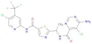 4-Pyrimidinecarboxamide, 6-amino-5-chloro-n-[(1r)-1-[5-[[[5-chloro-4-(trifluoromethyl)-2-pyridinyl…