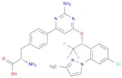 4-[2-Amino-6-[(1R)-1-[4-chloro-2-(3-methyl-1H-pyrazol-1-yl)phenyl]-2,2,2-trifluoroethoxy]-4-pyrimi…