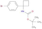 tert-butyl1-(4-bromophenyl)cyclobutylcarbamate