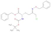 (S,E)-benzyl 5-((benzyloxy)imino)-2-((tert-butoxycarbonyl)amino)-6-chlorohexanoate