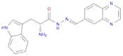 (2R)-2-amino-3-(1H-indol-3-yl)-N'-[(E)-(quinoxalin-6-yl)methylidene]propanehydrazide