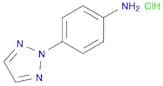 4-(2H-1,2,3-Triazol-2-yl)aniline hydrochloride