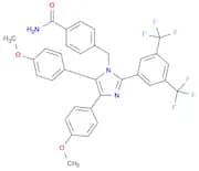 BenzaMide, 4-[[2-[3,5-bis(trifluoroMethyl)phenyl]-4,5-bis(4-Methoxyphenyl)-1H-iMidazol-1-yl]Methyl…