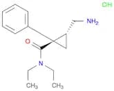trans-2-(Aminomethyl)-N,N-diethyl-1-phenylcyclopropanecarboxamide hydrochloride