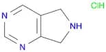 6,7-Dihydro-5h-pyrrolo[3,4-d]pyrimidine, HCl