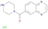 Piperazin-1-yl-quinoxalin-6-yl-methanone hydrochloride