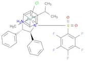 Chloro{[(1S,2S)-(+)-2-amino-1,2-diphenylethyl](pentafluorophenylsulfonyl)amido}(p-cymene)ruthenium…