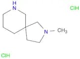2-Methyl-2,7-diazaspiro[4.5]decane 2hcl