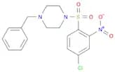 1-(4-Chloro-2-nitrophenyl)sulfonyl-4-benzylpiperazine