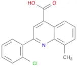 2-(2-Chlorophenyl)-8-methylquinoline-4-carboxylic acid
