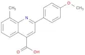 2-(4-Methoxyphenyl)-8-methylquinoline-4-carboxylic acid