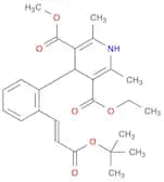 (E)-3-Ethyl 5-methyl 4-(2-(3-(tert-butoxy)-3-oxoprop-1-en-1-yl)phenyl)-2,6-dimethyl-1,4-dihydropyr…