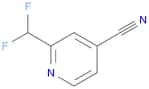 2-(Difluoromethyl)pyridine-4-carbonitrile, 4-Cyano-2-(difluoromethyl)pyridine