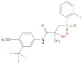 N-[4-Cyano-3-(trifluoromethyl)phenyl]-3-[(2-fluorophenyl)sulfonyl]-2-hydroxy-2-methylpropanamide