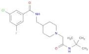 N-((1-(2-(tert-Butylamino)-2-oxoethyl)piperidin-4-yl)methyl)-3-chloro-5-fluorobenzamide