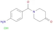 1-(4-Aminobenzoyl)piperidin-4-one hydrochloride