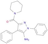 (5-Amino-1,4-diphenyl-1H-pyrazol-3-yl)(piperidin-1-yl)methanone