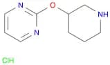 2-(Piperidin-3-yloxy)pyrimidine hydrochloride