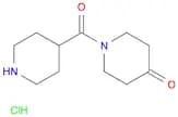 1-(Piperidine-4-carbonyl)piperidin-4-one, HCl